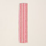 Candy Cane Rot und Weiß einfach, horizontal gestre Schal<br><div class="desc">Candy Cane Rot und Weiß einfach horizontal gestreift.</div>