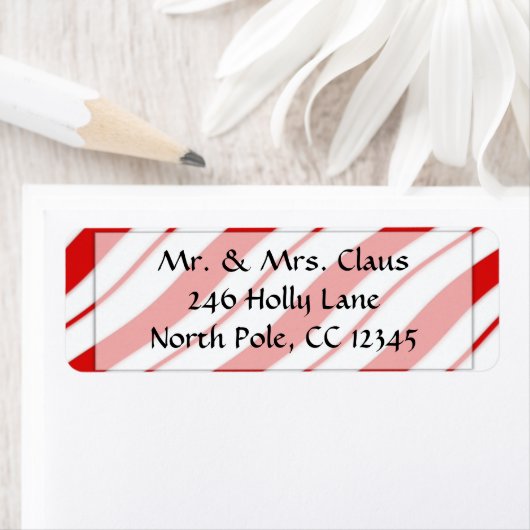 Candy Cane Rücksendeadresse (Insitu)