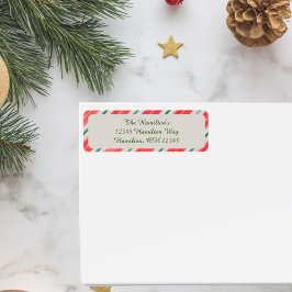 Candy Cane Rücksendeadresse