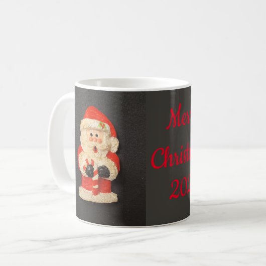 CANDY CANE SANTA 2025 KAFFEETASSE (Vorderseite Links)