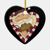 Candy Cane Santa Ornament (Vorne)