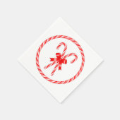 Candy Cane Serviette (Ecke)