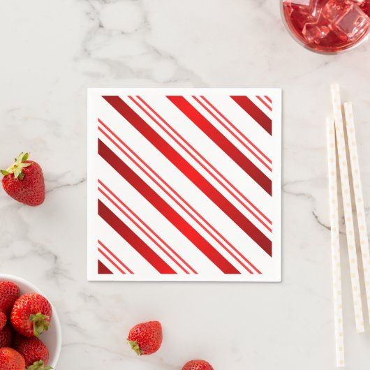 Candy Cane Serviette (Beispiel)