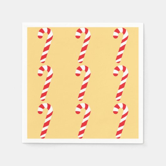 Candy Cane Serviette (Vorderseite)