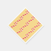 Candy Cane Serviette (Ecke)