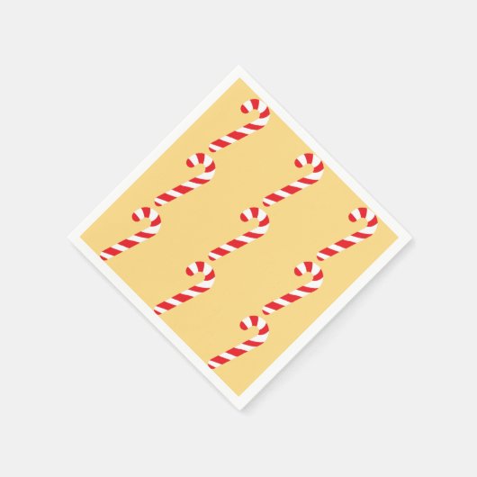 Candy Cane Serviette (Ecke)