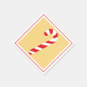 Candy Cane Serviette (Ecke)