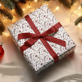 Candy Cane Set 3 Wrapping Paper Geschenkpapier Set