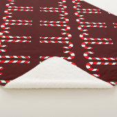Candy Cane Sherpadecke (3/4)