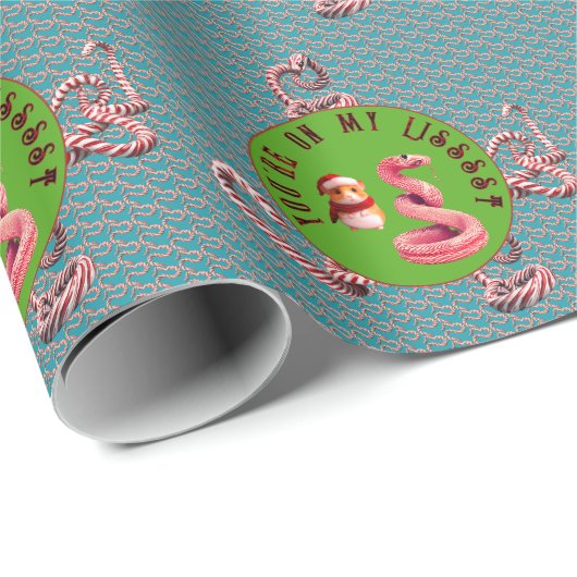 CANDY CANE SNAKES Packpapier (Rolleneckpunkt)