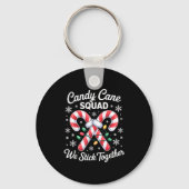Candy Cane Squad Cute Christmas Matching Design  Schlüsselanhänger (Vorderseite)