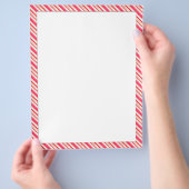 Candy Cane Stationary Flyer (Hand)