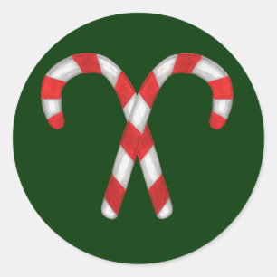 Candy Cane Stickers
