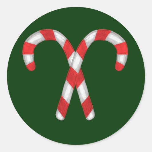 Candy Cane Stickers (Vorderseite)