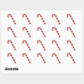 Candy Cane Stickers (Blatt)
