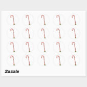 Candy Cane Stickers (Blatt)