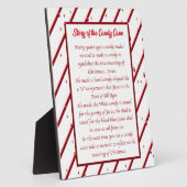 Candy Cane Story Fotoplatte (Seite)