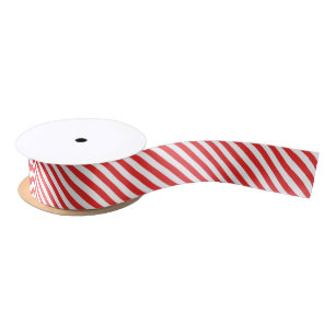 Candy Cane Streifen ideal für Weihnachtsgeschenke Satinband