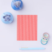 Candy Cane Streifen in Weihnachten Rot und Schnee Flyer (Einzeln)