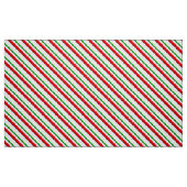 Candy Cane Streifen, rot, grün und weiß Stoff (Fat Quarter (45,7 x 55,9 cm))