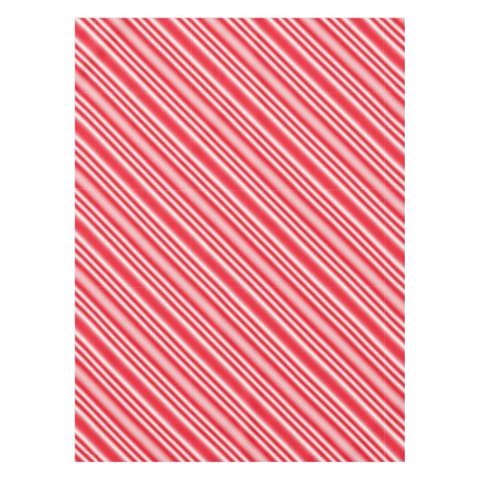 Candy-Cane-Streifen Tischdecke (Vorderseite)