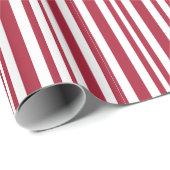 Candy Cane Streifen Weihnachten Geschenkpapier (Rolleneckpunkt)