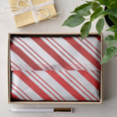 Candy Cane Streifen Weihnachtszettel Seidenpapier (Geschenk)