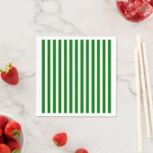 Candy Cane Streifen zu Weihnachten Grün & Schnee W Serviette (Beispiel)