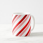 Candy Cane Strip Kaffeetasse (VorderseiteRechts)