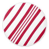 Candy Cane Strip Keramikknauf (Vorderseite)