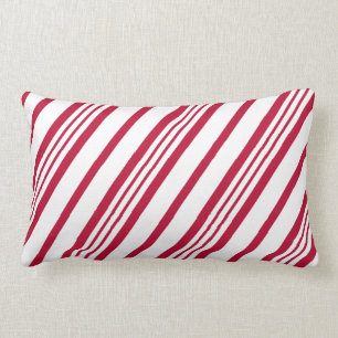 Candy Cane Strip Lendenkissen