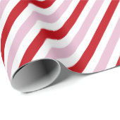 Candy Cane Strip Wrapping Paper Geschenkpapier (Rolleneckpunkt)