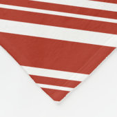 Candy Cane Stripe Fleece Blanket (Ecke)