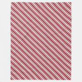 Candy Cane Stripe Fleecedecke (Vorderseite)