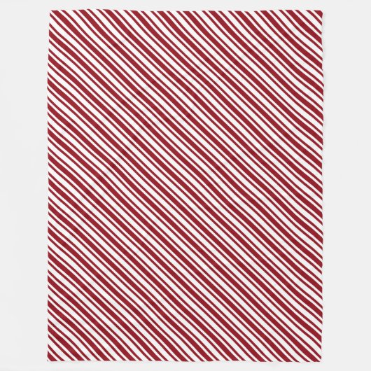 Candy Cane Stripe Fleecedecke (Vorderseite)