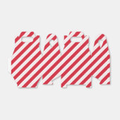 Candy Cane Stripe Gabled Christmas Party Favor Box Geschenkschachtel (Ungefaltet)