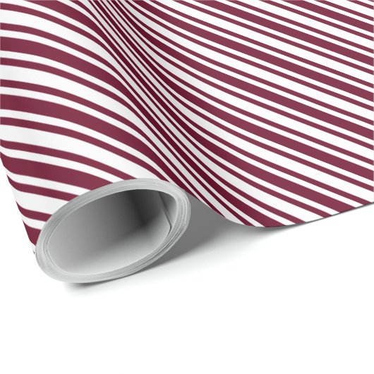 Candy Cane Stripe Geschenkpapier (Rolleneckpunkt)