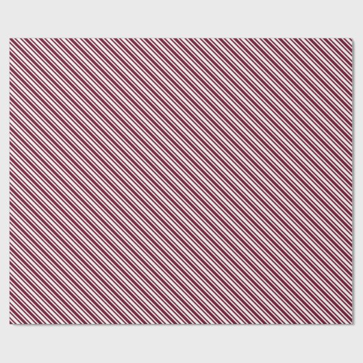 Candy Cane Stripe Geschenkpapier (Flach)