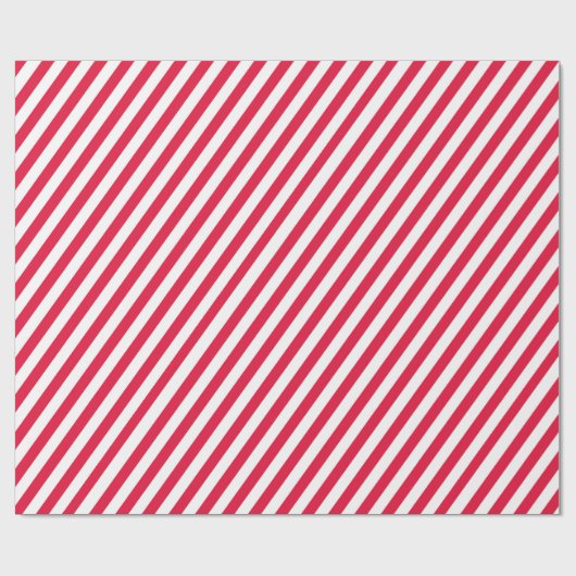 Candy Cane Stripe Geschenkpapier (Flach)