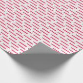 Candy Cane Stripe Geschenkpapier (Ecke)