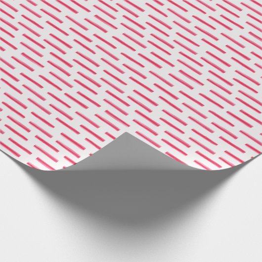 Candy Cane Stripe Geschenkpapier (Ecke)