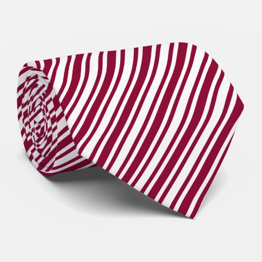 Candy Cane Stripe Krawatte (Gerollt)