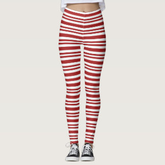 Candy Cane Stripe Leggings