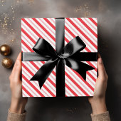 Candy Cane Stripe Muster Geschenkpapier
