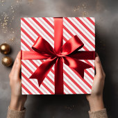 Candy Cane Stripe Muster Geschenkpapier