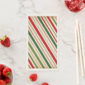 Candy Cane Stripe Papierhandtuch Serviette (Beispiel)