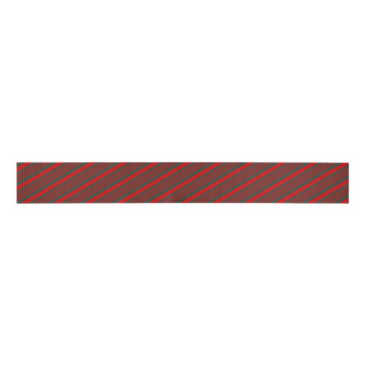 Candy Cane Stripe Red green Bow Festive Christmas Ripsband (Vorderseite)