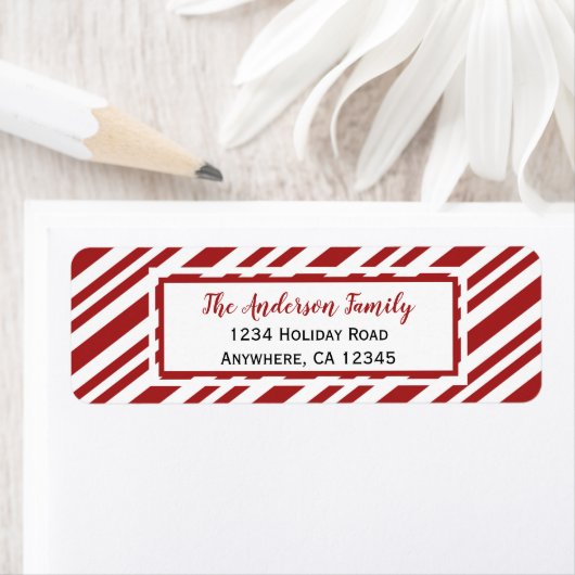 Candy Cane Stripe | RÜCKSENDEADRESSE (Insitu)