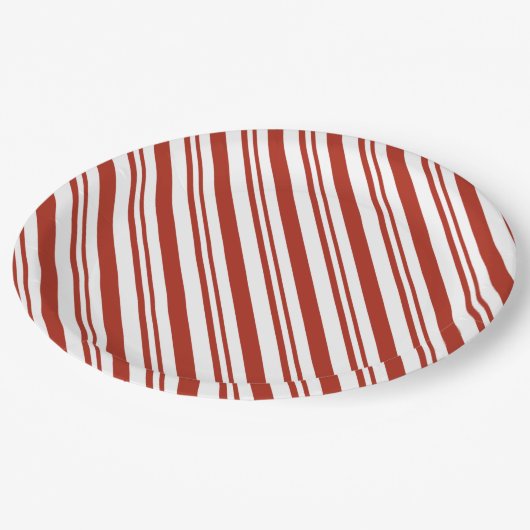 Candy Cane Stripe Teller (Schrägansicht)