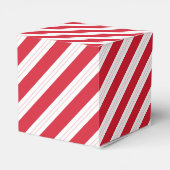 Candy Cane Striped Christmas Party Favor Gift Box Geschenkschachtel (Rückseite)